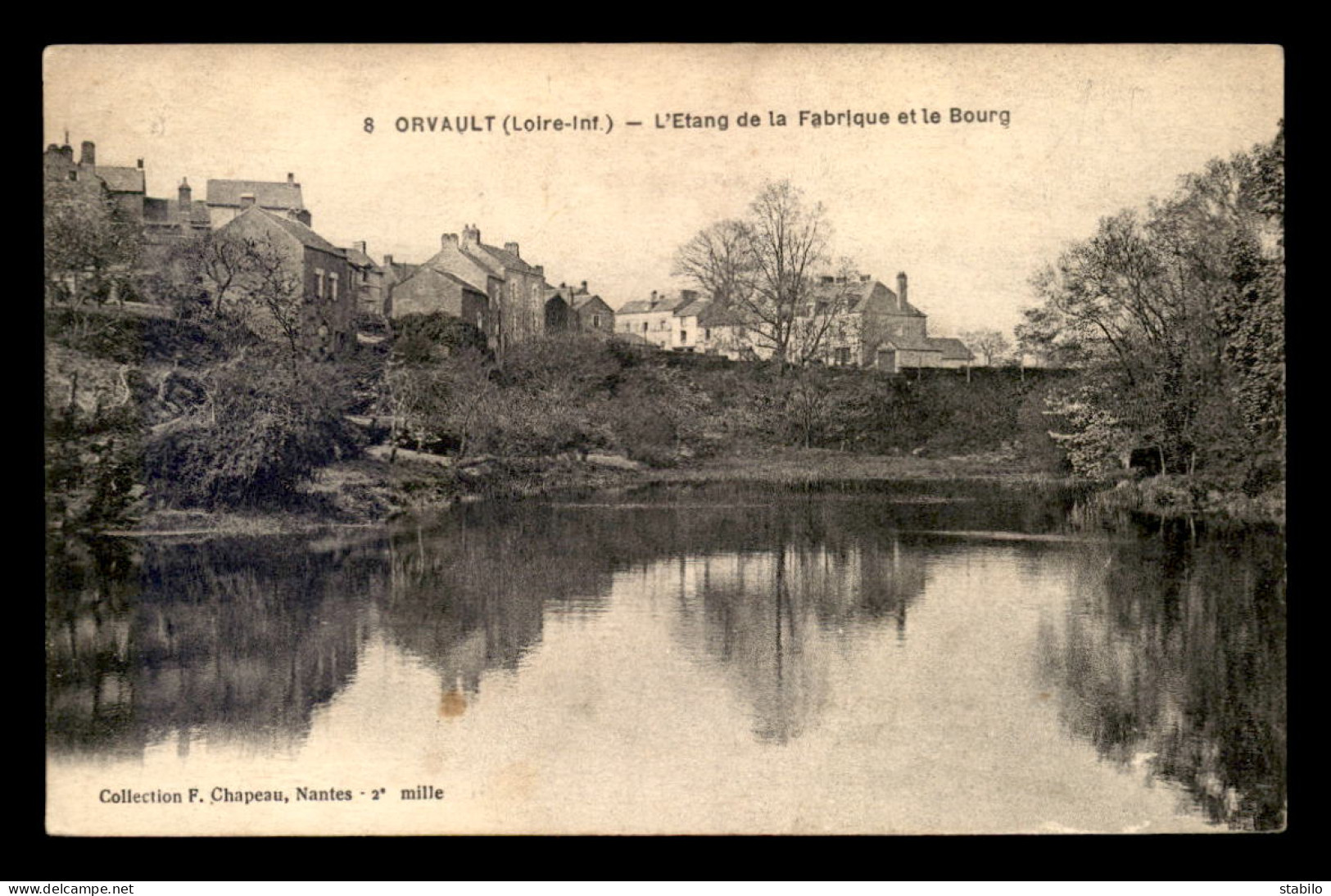 44 - ORVAULT - L'ETANG DE LA FABRIQUE ET LE BOURG - Orvault