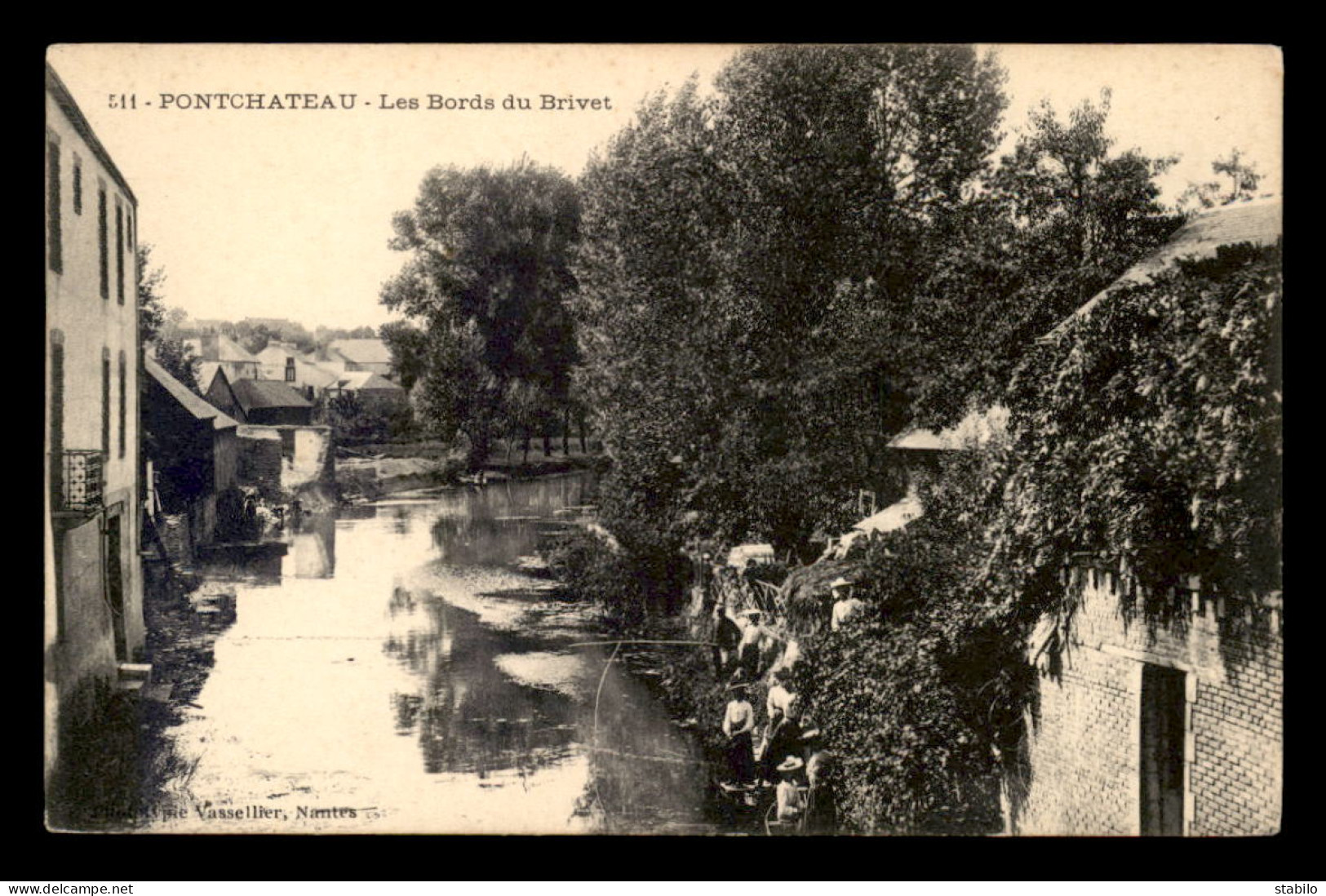 44 - PONTCHATEAU - LES BORDS DU BRIVET - PECHE A LA LIGNE - Pontchâteau