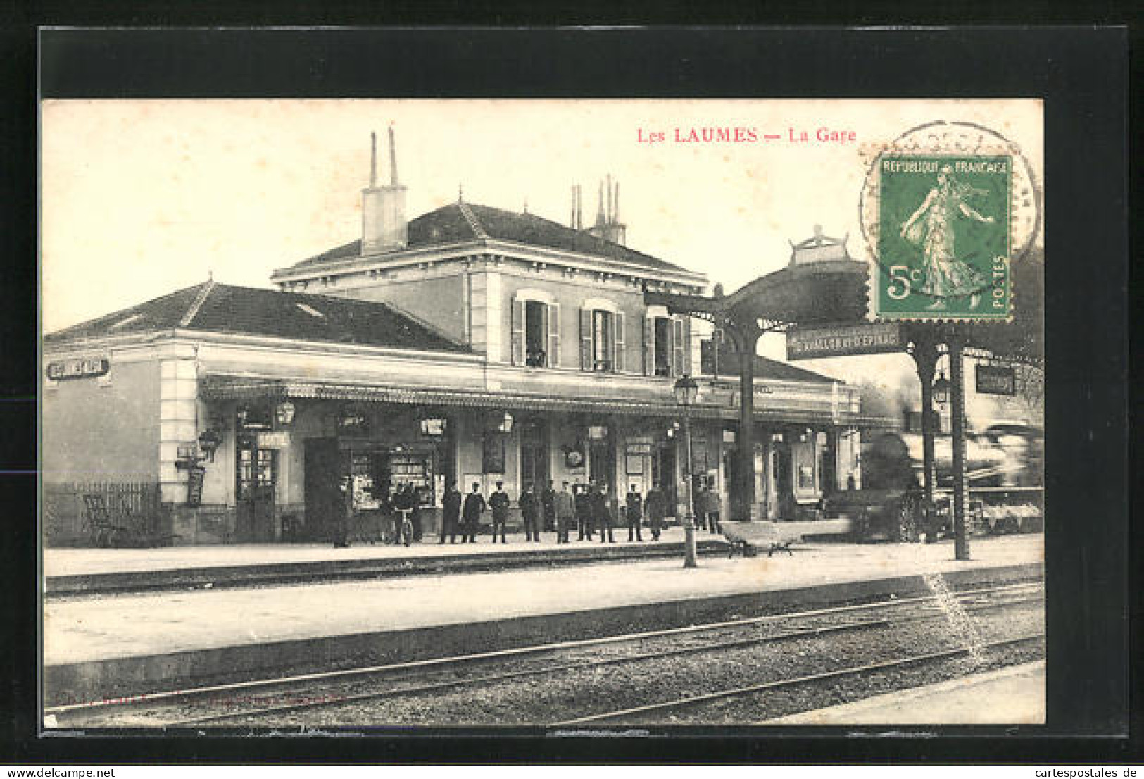 CPA Les Laumes, La Gare, Vue Partielle La Gare  - Sonstige & Ohne Zuordnung