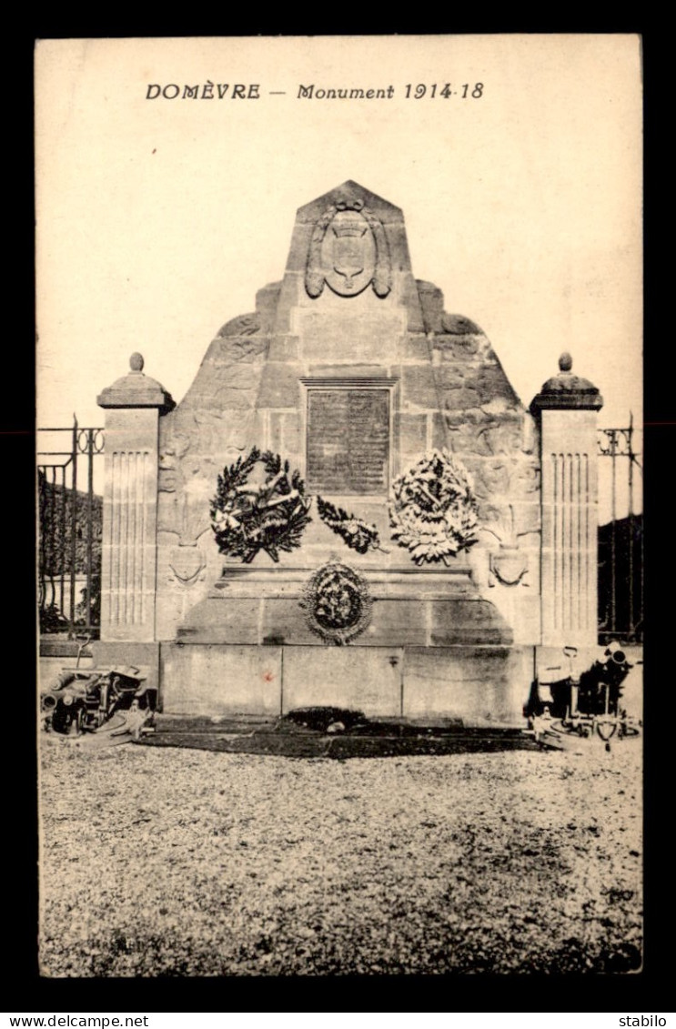 54 - DOMEVRE - MONUMENT AUX MORTS - Domevre En Haye