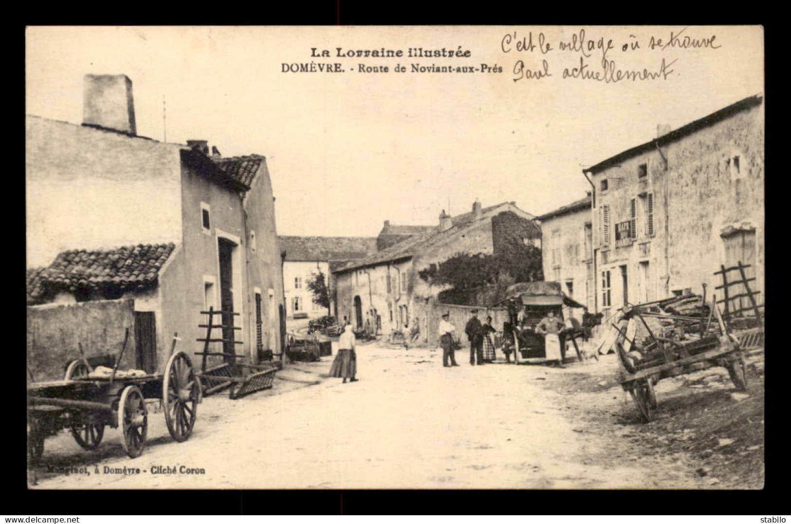 54 - DOMEVRE - ROUTE DE NOVIANT-AUX-PRES - Domevre En Haye