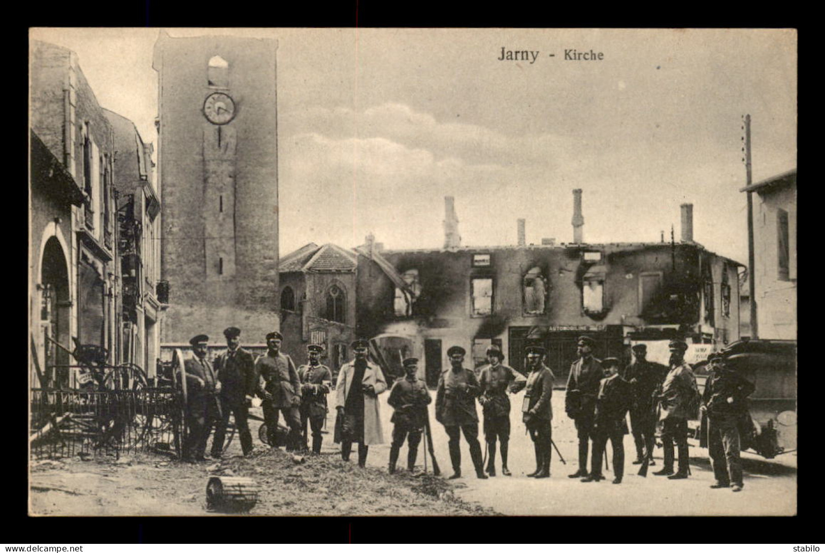 54 - JARNY - L'EGLISE - FELDPOSTKARTE - GUERRE 14/18 - Jarny