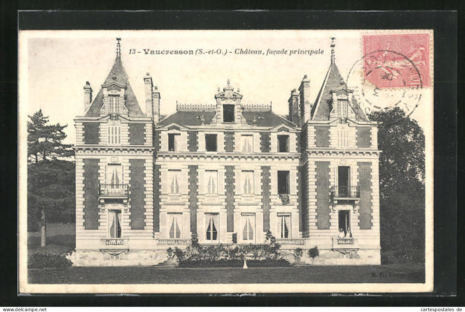CPA Vaucresson, Chateau, Facade Principale  - Vaucresson