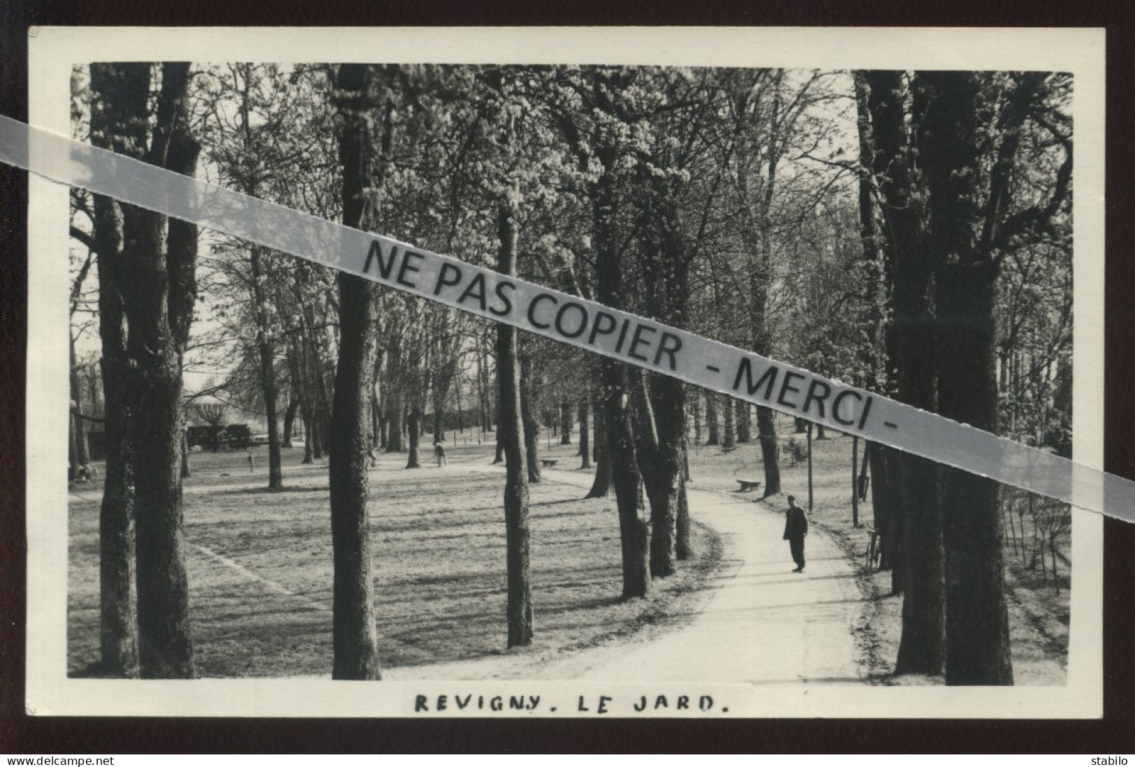 55 - REVIGNY-SUR-ORNAIN - LE JARD - CARTE PHOTO ORIGINALE - Revigny Sur Ornain