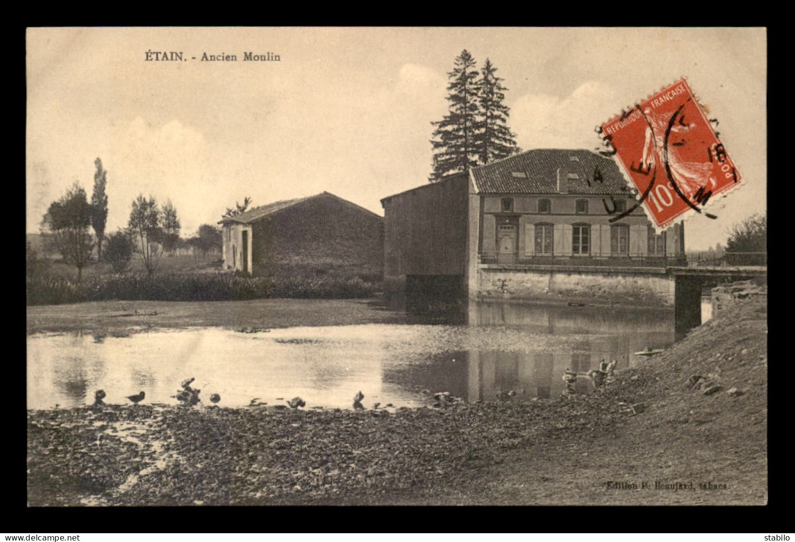 55 - ETAIN - ANCIEN MOULIN A EAU - EDITEUR P. BEAUJARD - Etain