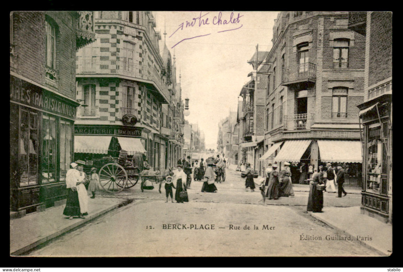 62 - BERCK-PLAGE - RUE DE LA MER - Berck