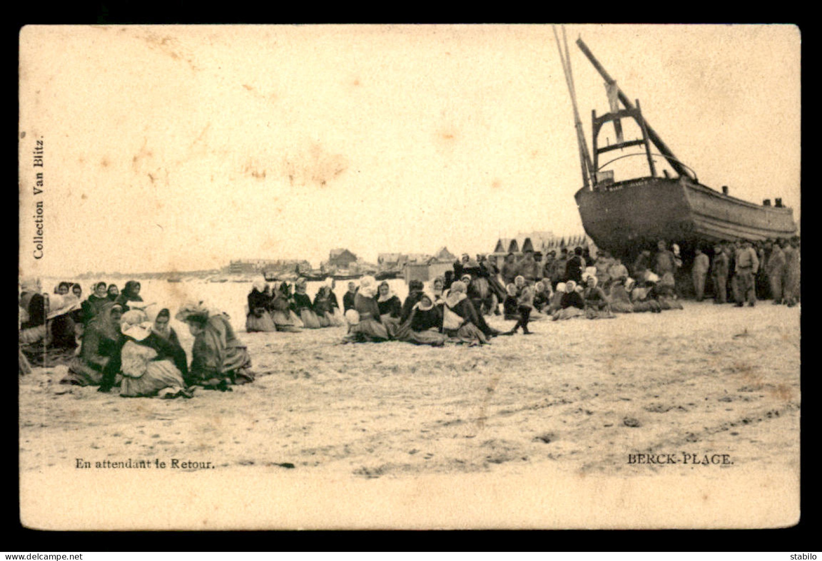 62 - BERCK-PLAGE - EN ATTENDANT LE RETOUR - Berck