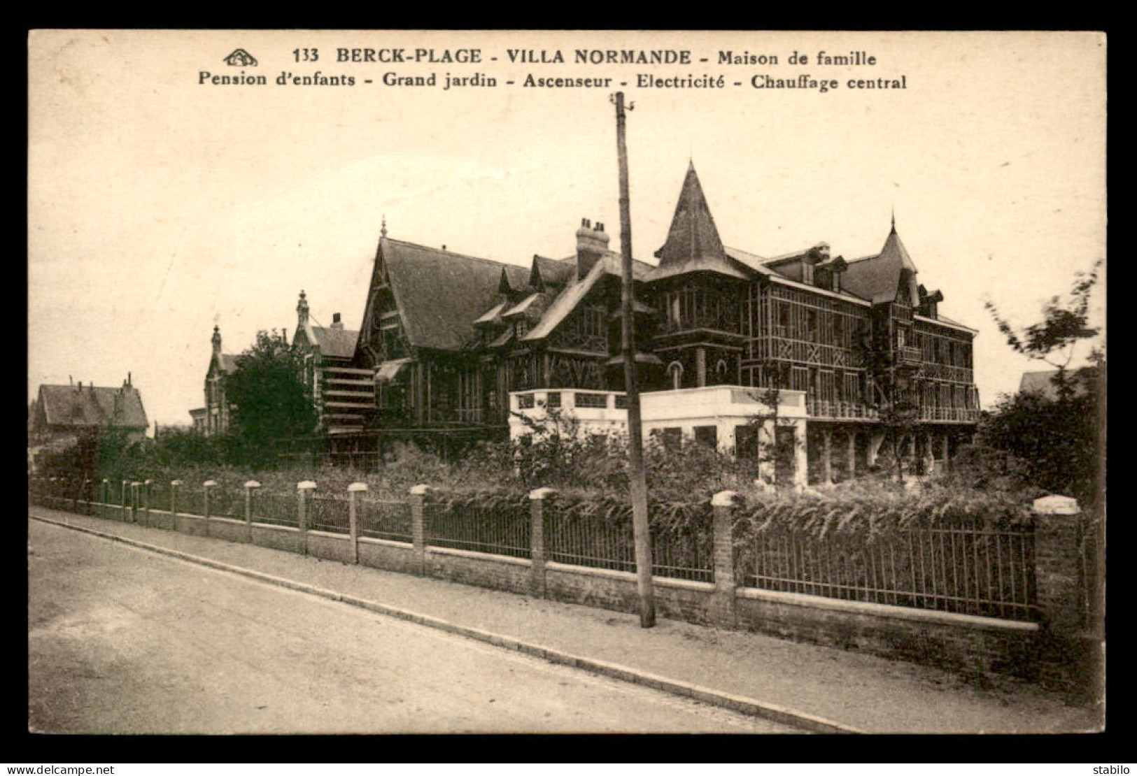 62 - BERCK-PLAGE - VILLA NORMANDE - PENSION DE FAMILLE - Berck