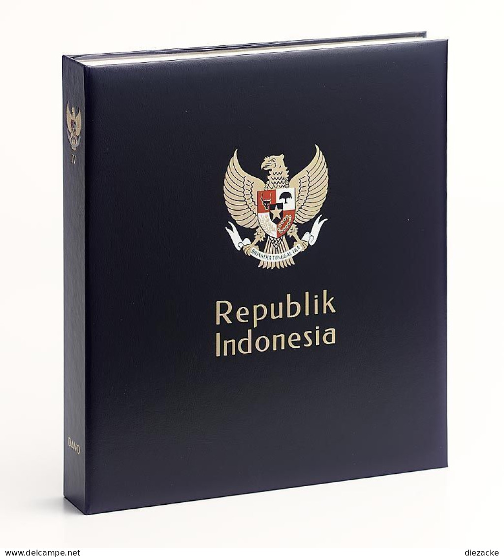 DAVO Luxus Leerbinder Indonesien Teil IV DV5844 Neu ( - Bindwerk Met Pagina's