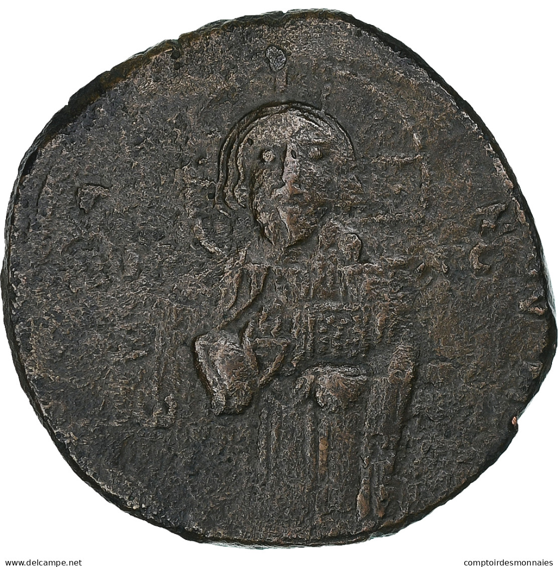 Time Of Michael IV, Follis, 1034-1041, Constantinople, Bronze, TTB - Byzantine