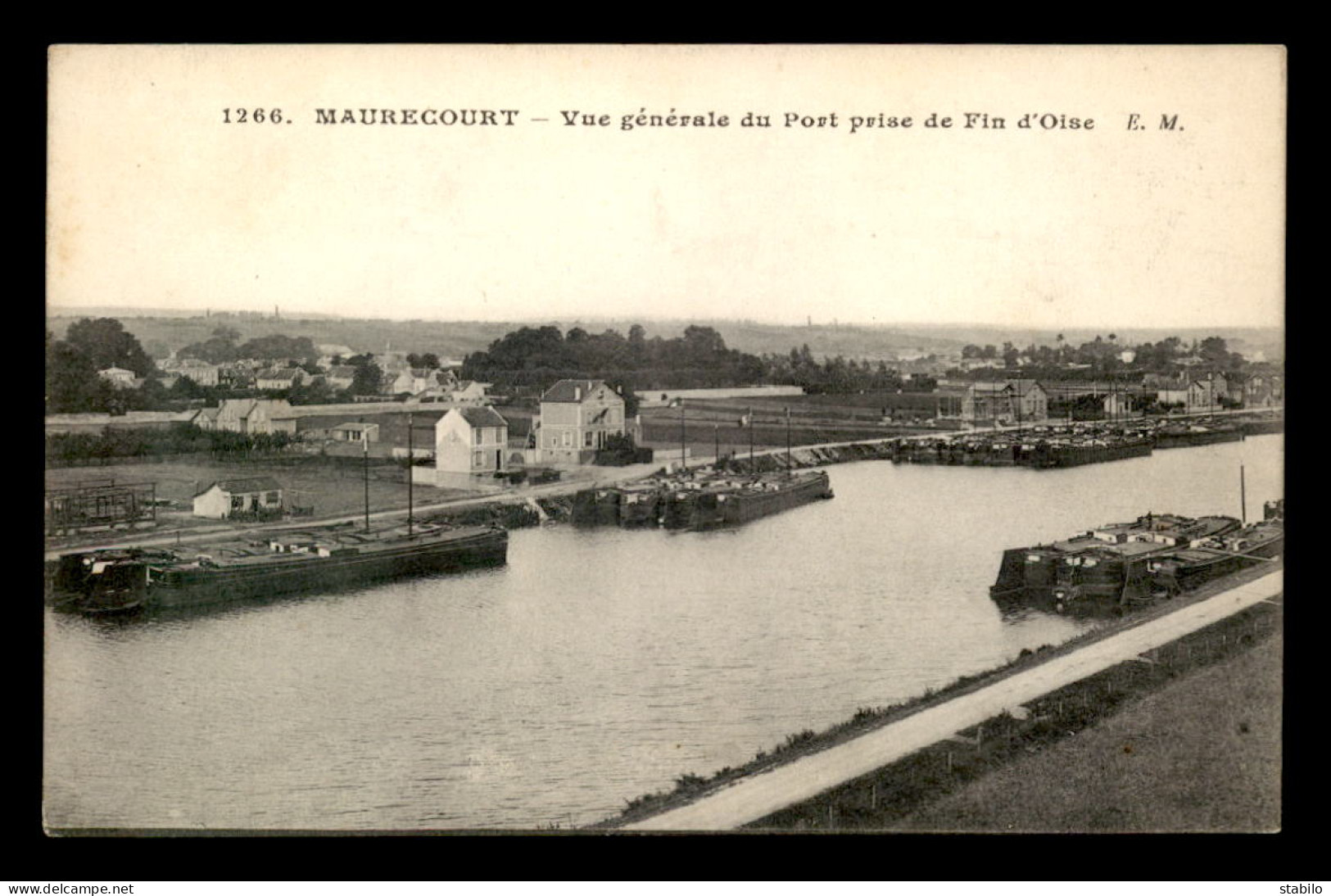 78 - MAURECOURT - VUE GENERALE DU PORT - PENICHES - Maurecourt