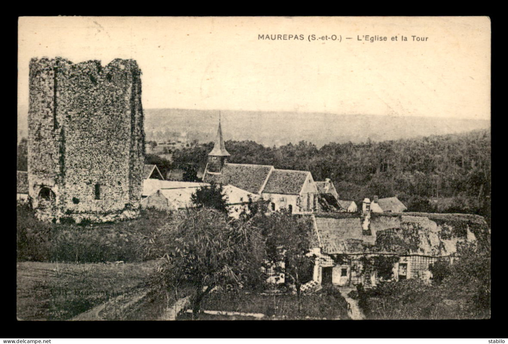 78 - MAUREPAS - L'EGLISE ET LA TOUR - Maurepas