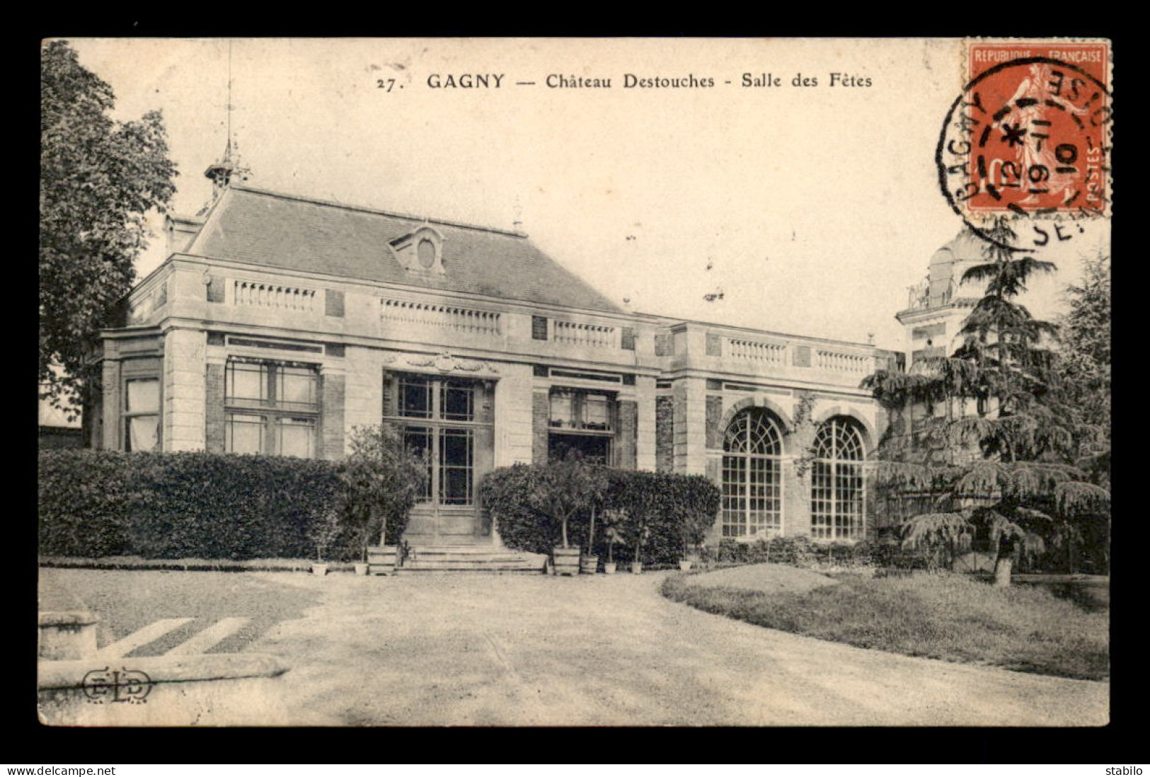 93 - GAGNY - CHATEAU DESTOUCHES - LA SALLE DES FETES - Gagny