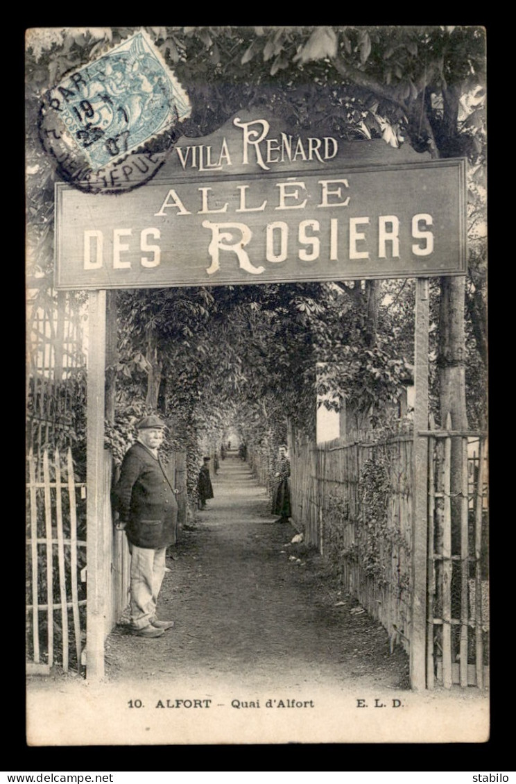 94 - MAISONS-ALFORT - VILLA RENARD, ALLEE DES ROSIERS, QUAI D'ALFORT - Maisons Alfort