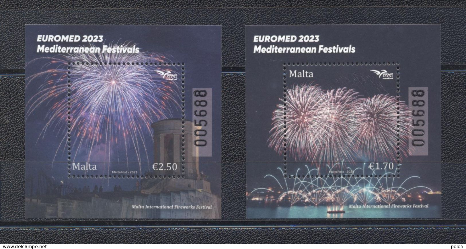 Malta 2023-Euromed: Mediterranean Festivals 2 Blocks - Malte
