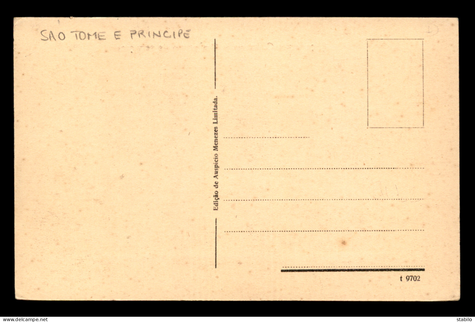 SAO TOME E PRINCIPE - ROCA SANTA CATHARINA - UM GRUPO DE SERVICAES - Sao Tome And Principe