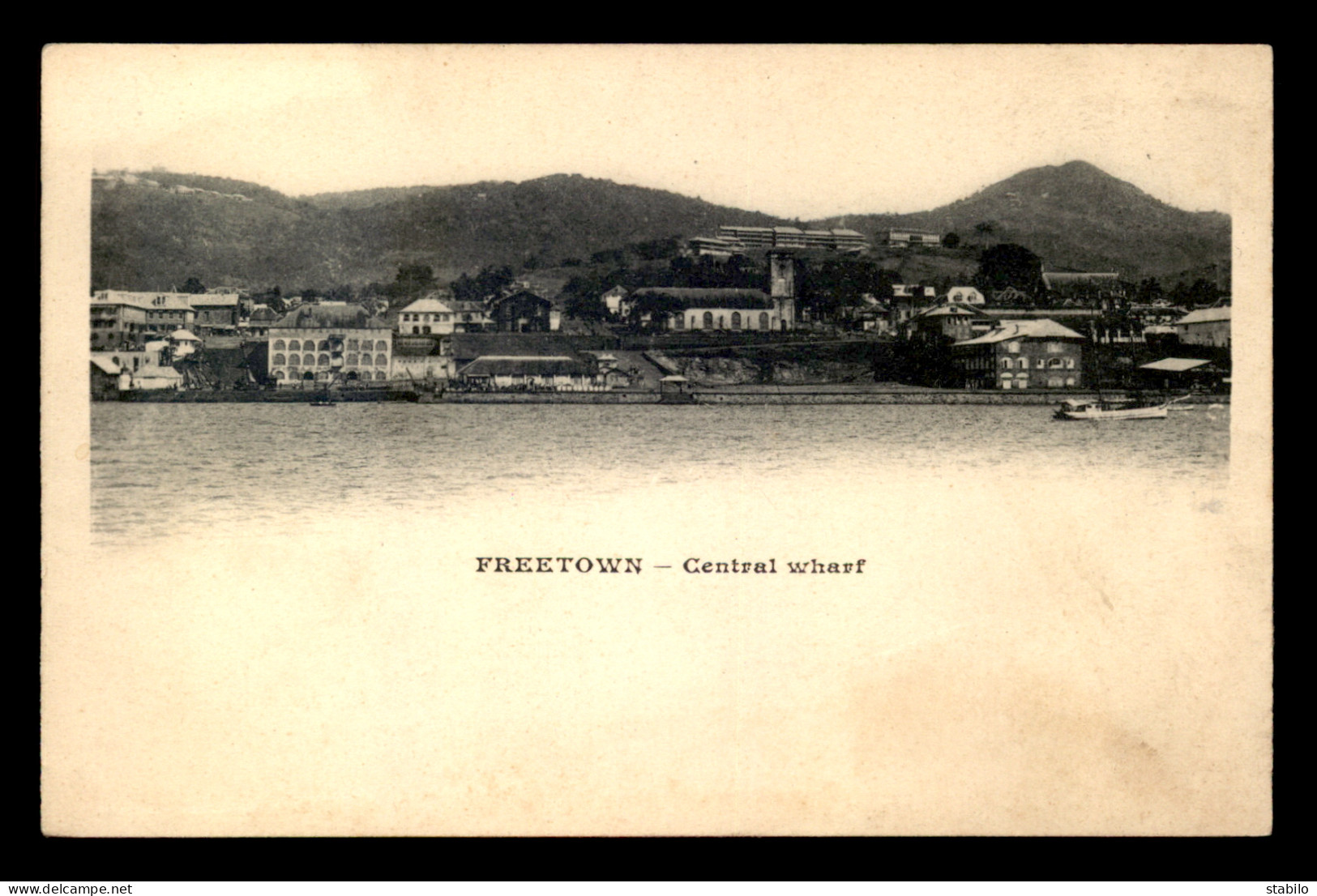 SIERRA LEONE - FREETOWN - CENTRAL WHARF - Sierra Leona