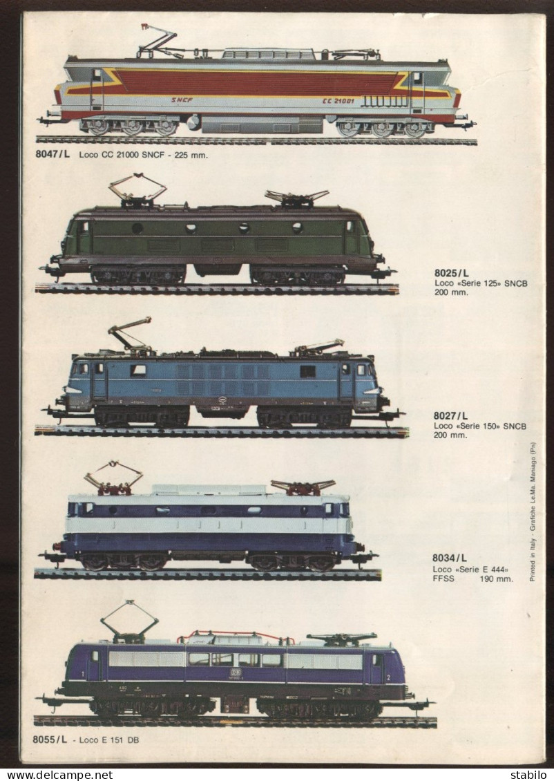 LIMA SELECTION HO SCALE - DEPLIANT 4 VOLETS DOUBLE - Francese