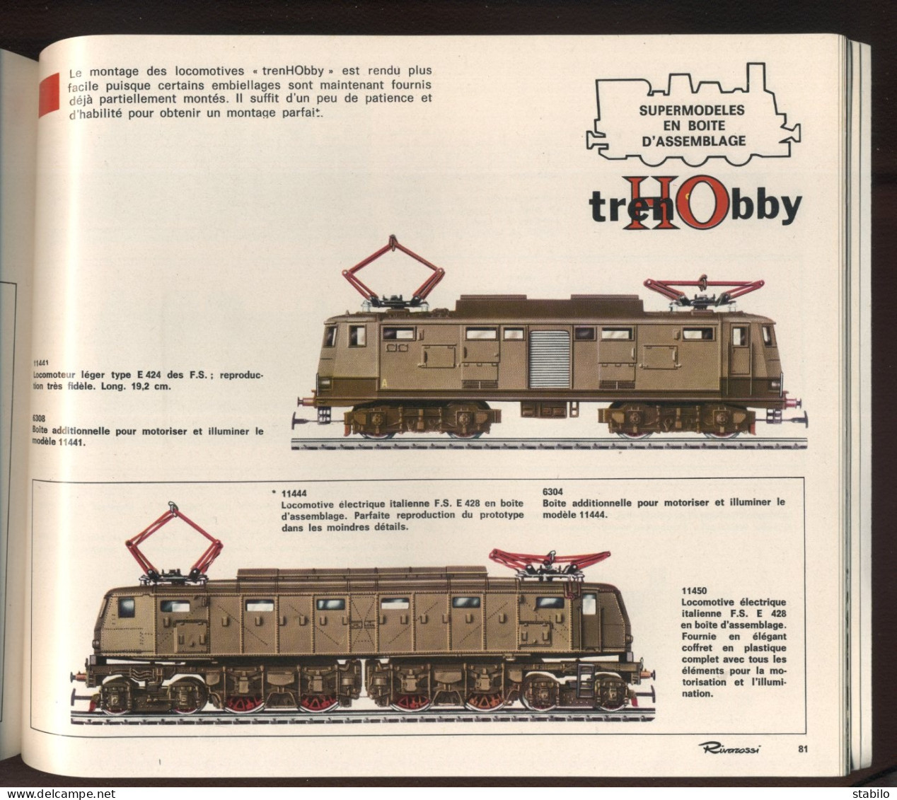 RIVAROSSI - CATALOGUE 1969/1970 - Frans