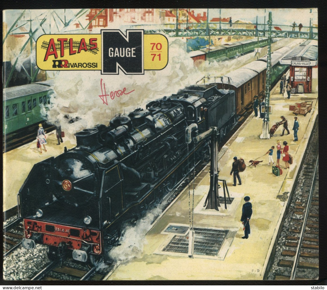 ATLAS RIVAROSSI N GAUGE - CATALOGUE 1970/1971 - Französisch