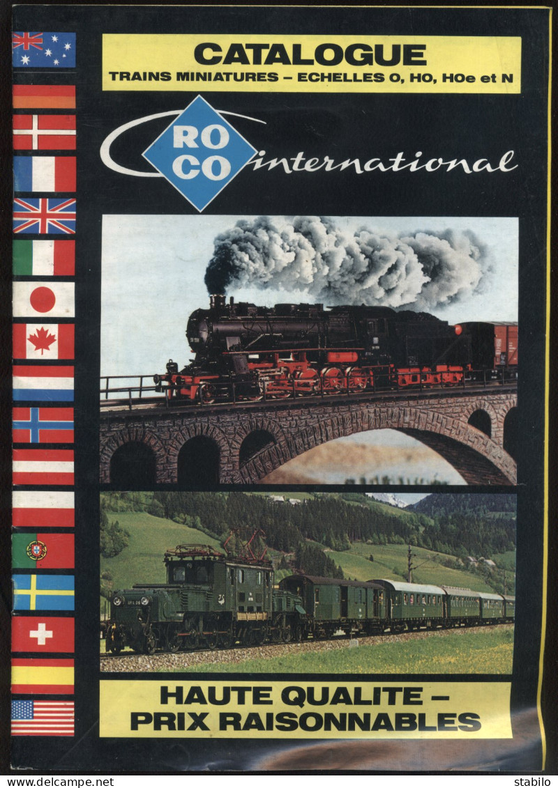 ROCO INTERNATIONAL - CATALOGUE TRAINS MINIATURES - Francés