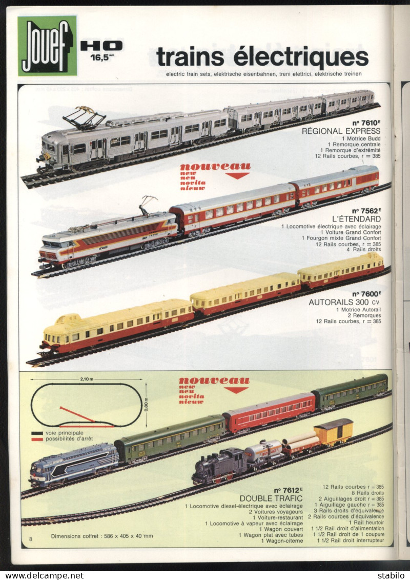 JOUEF - CATALOGUE 1973/1974 - Français