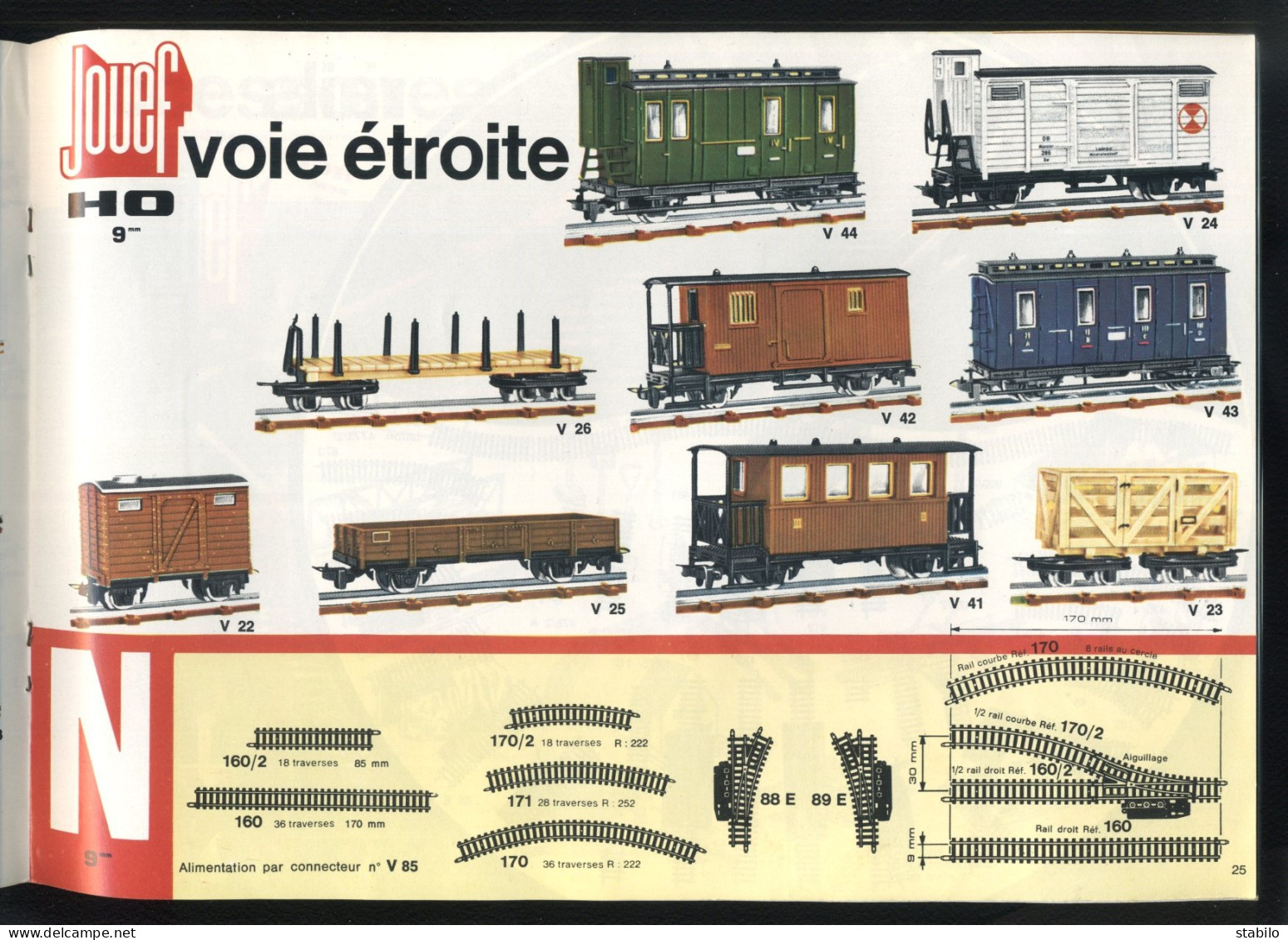 JOUEF - CATALOGUE 1971/1972 - Français