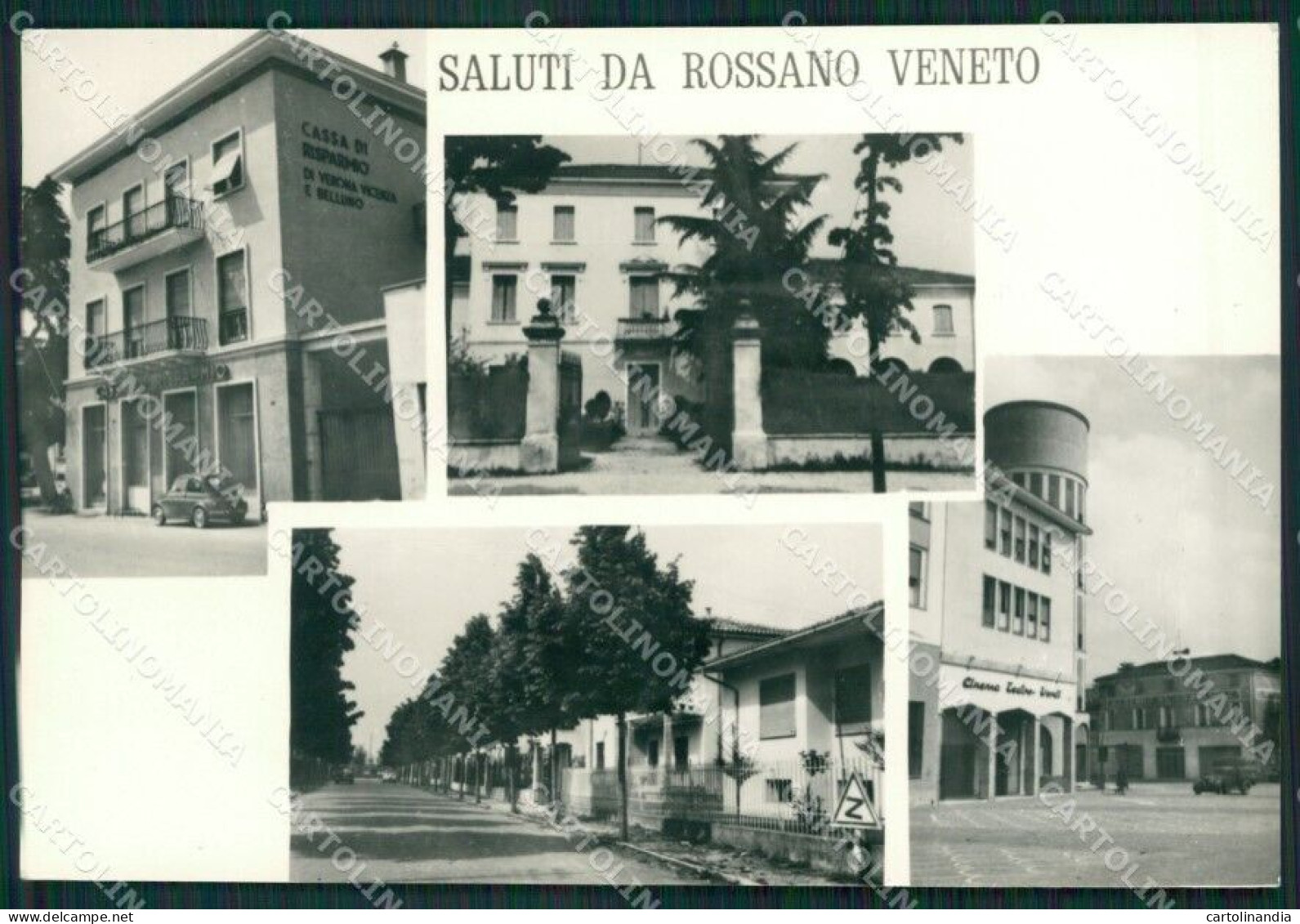 Vicenza Rossano Veneto Saluti Da Foto FG Cartolina ZKM8028 - Vicenza