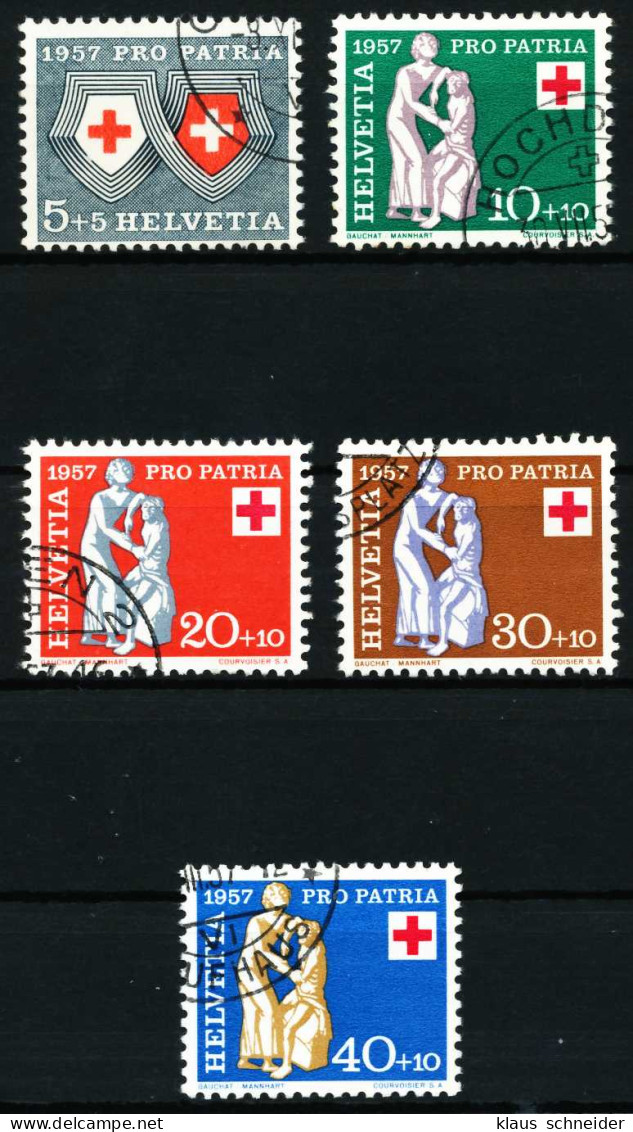 SCHWEIZ PRO PATRIA Nr 641-645 Gestempelt X54BAAE - Usados