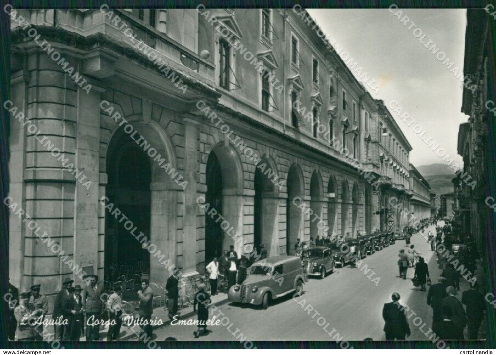 L'Aquila Città Auto Foto FG Cartolina ZKM8251 - L'Aquila