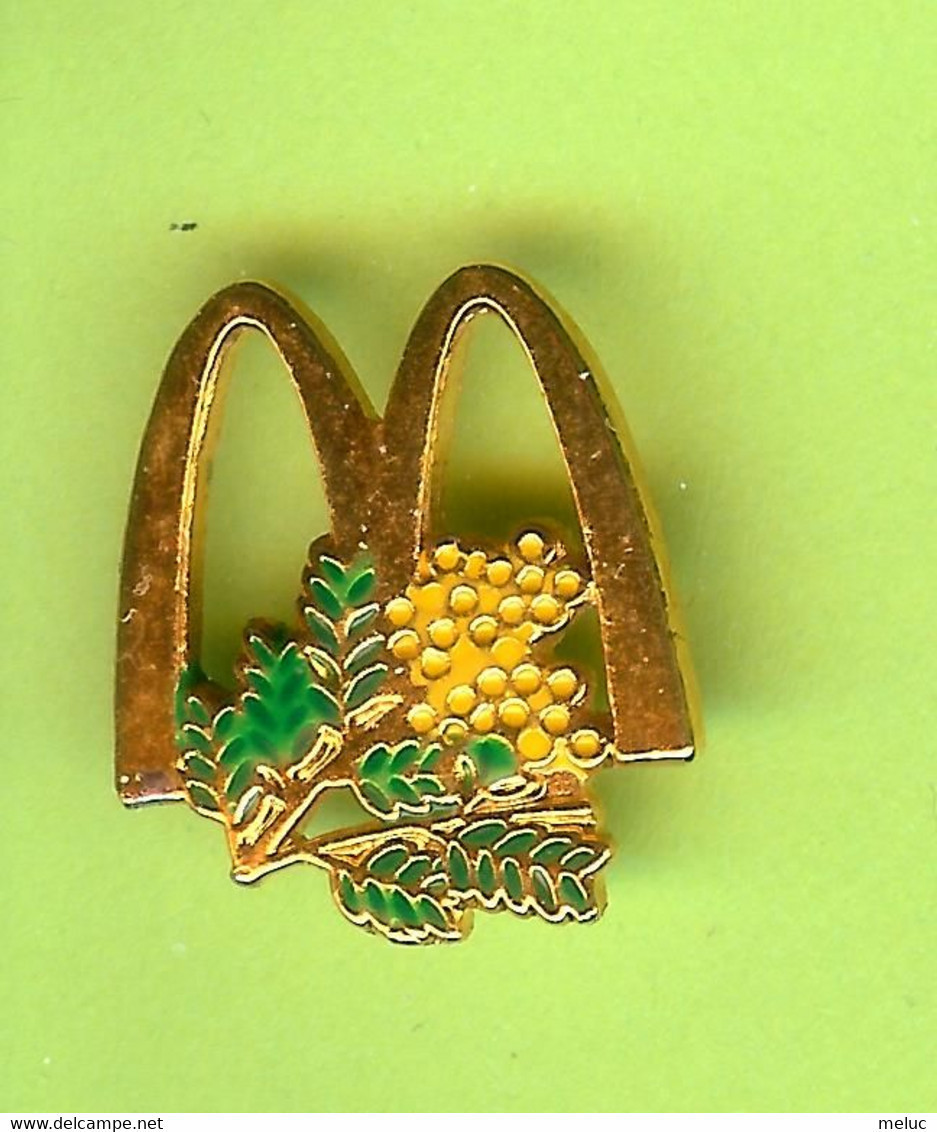 Pin's Mac Do McDonald's Ville De France Mandelieu Jaune - 7BB01 - McDonald's