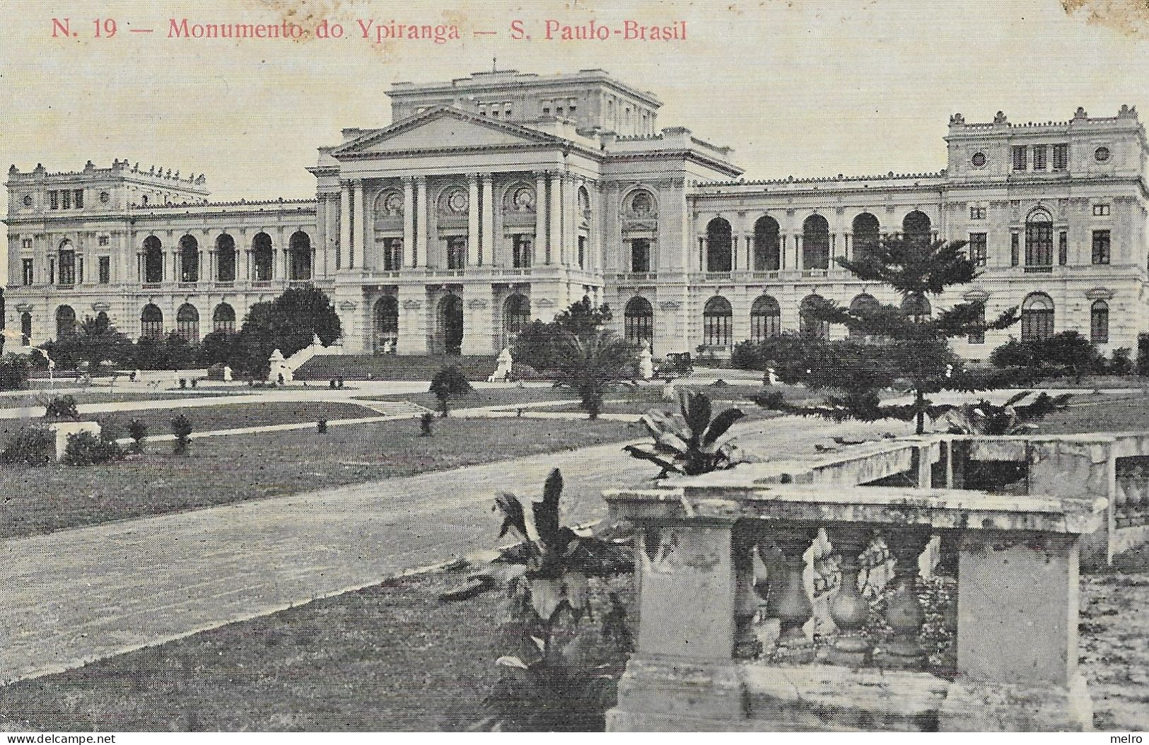 Brasil - S. Paulo - Monumento Do YPIRANGA (Escrito Em 29/9/1923 - - São Paulo