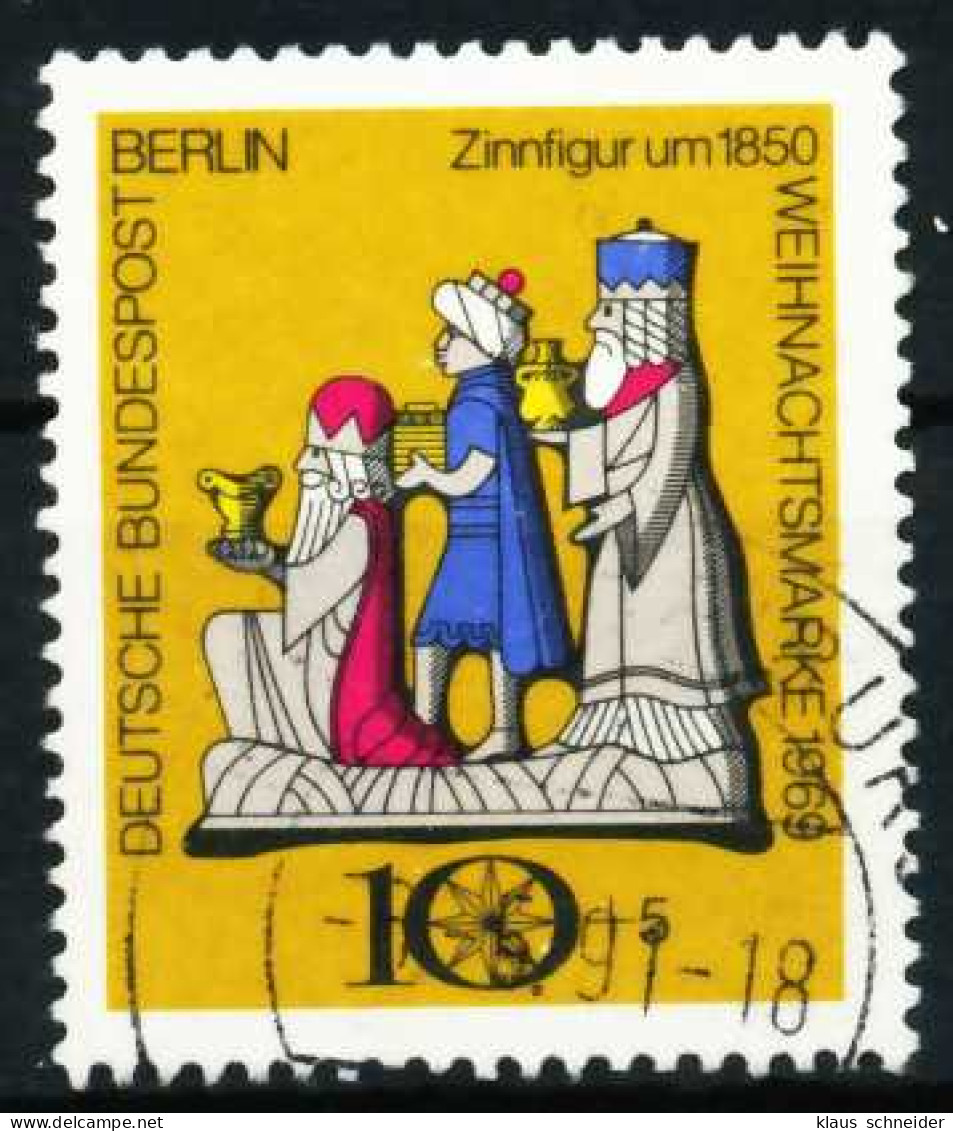 BERLIN 1969 Nr 352 Zentrisch Gestempelt X639AA2 - Usados