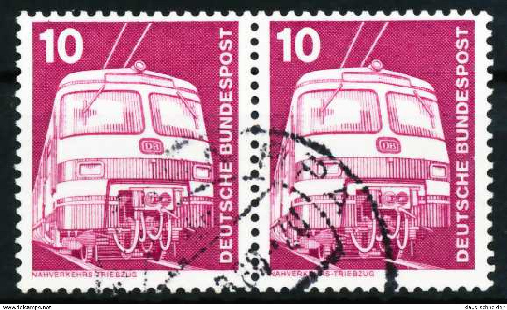 BRD DS INDUSTRIE U. TECHNIK Nr 847 Gestempelt WAAGR PAAR X66C25A - Used Stamps