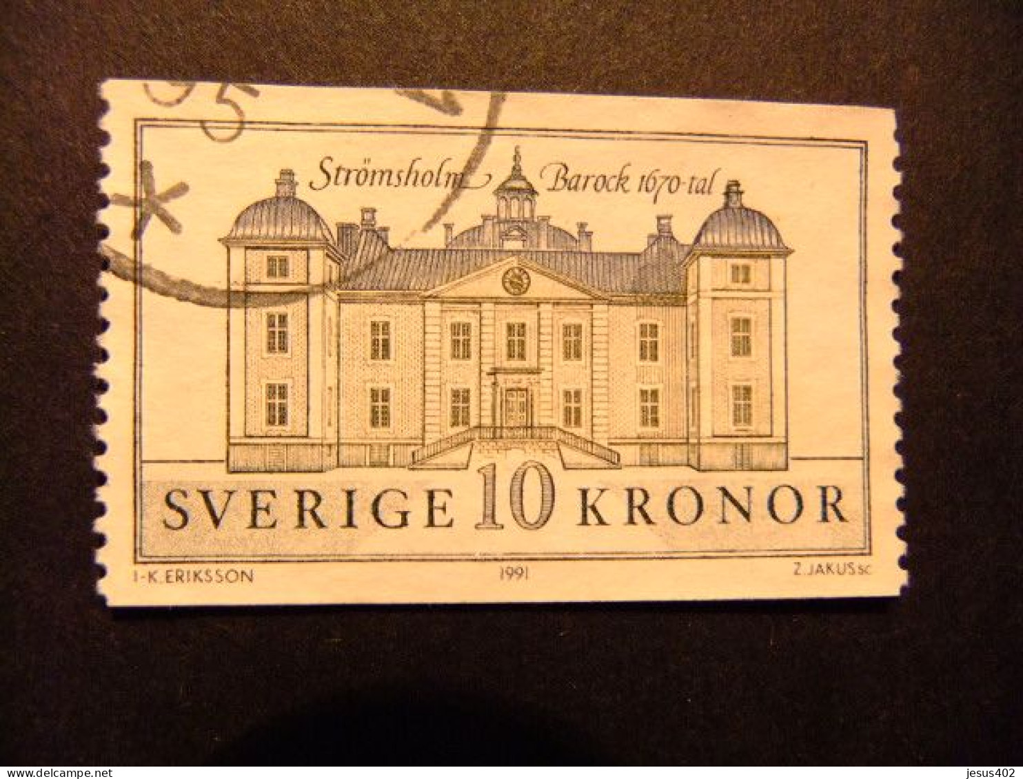 90 SUECIA SUEDE 1991 / CASTILLO STRÖMSHOLM / YVERT 1666 FU - Used Stamps