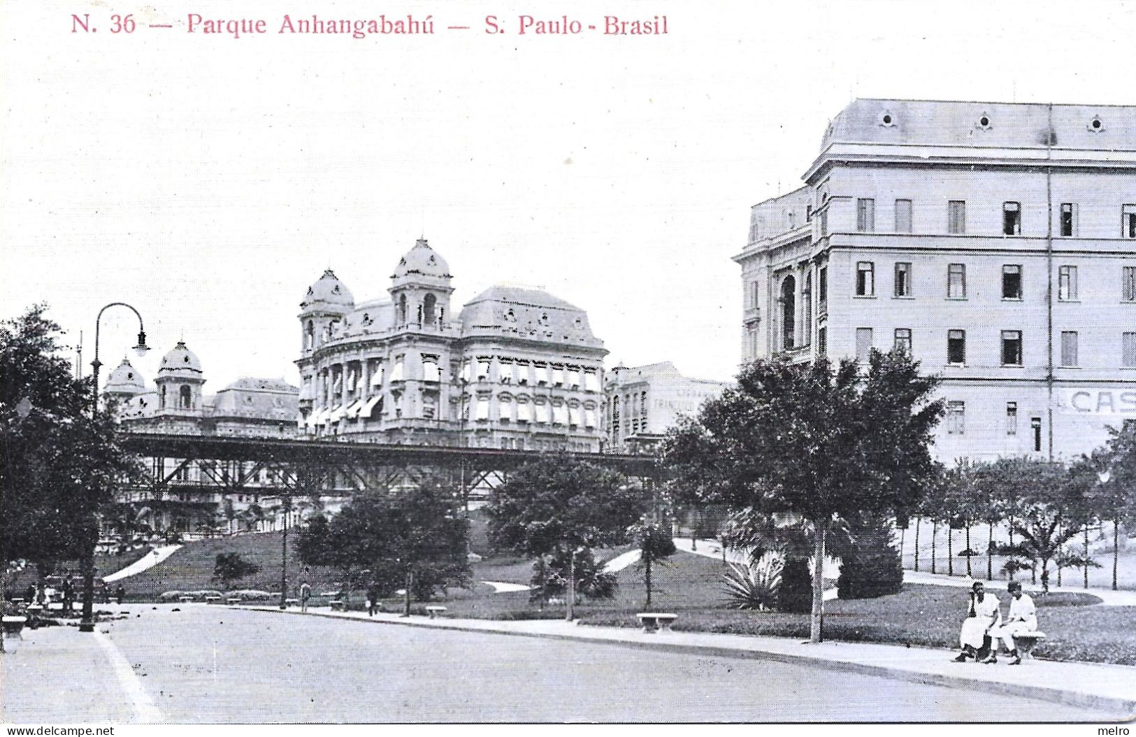 Brasil - S. Paulo - ANHANGABAHÚ -  (Postal Escrito Em 5/8/1923) - São Paulo