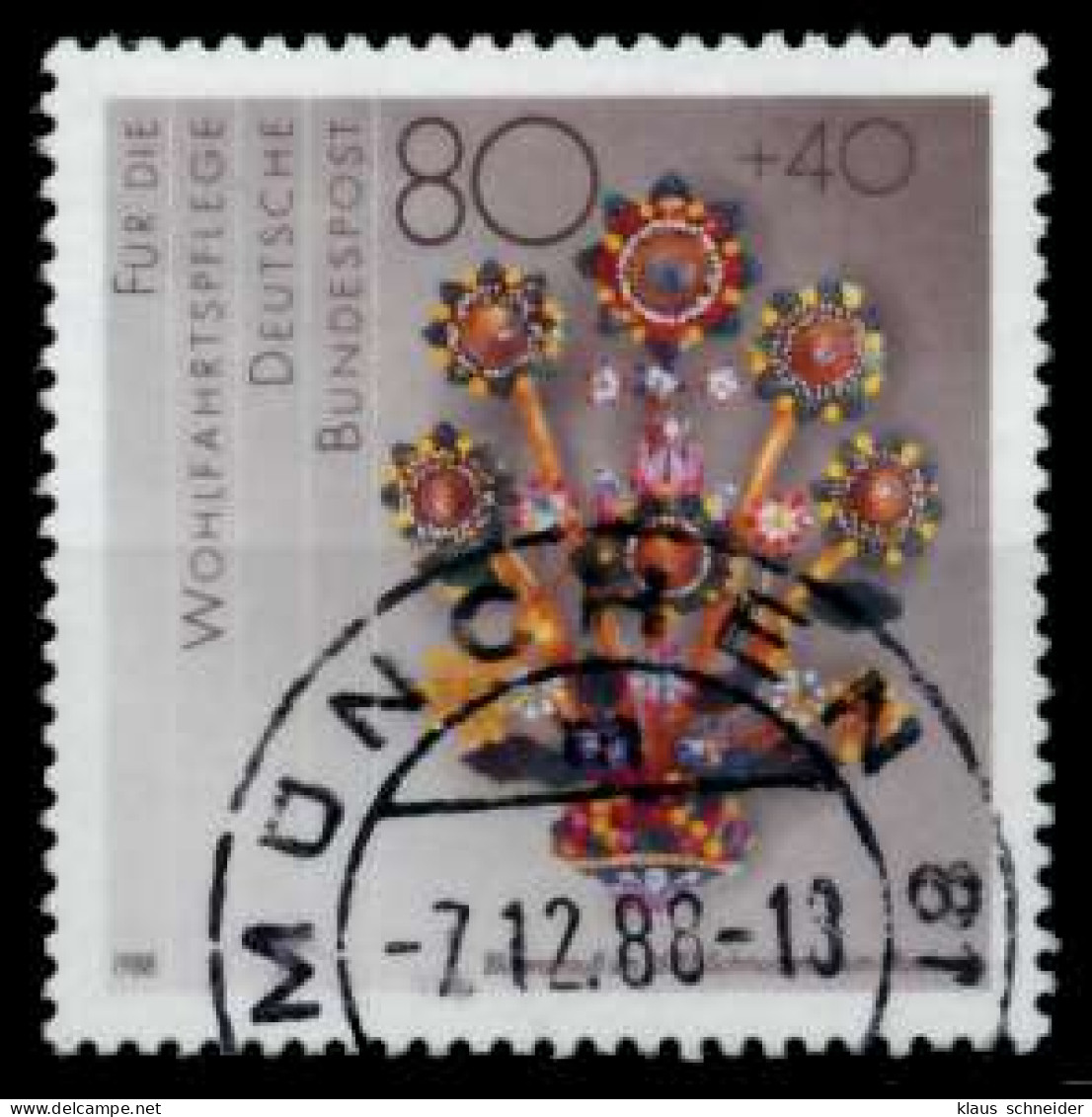 BRD 1988 Nr 1386 Zentrisch Gestempelt X8B494A - Used Stamps