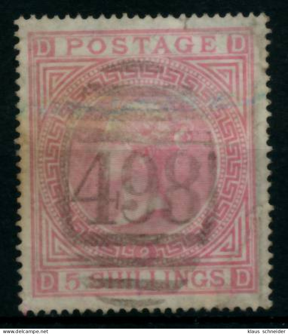 GROSSBRITANNIEN 1840-1901 Nr 35 PL2 Gestempelt X69FB12 - Usati