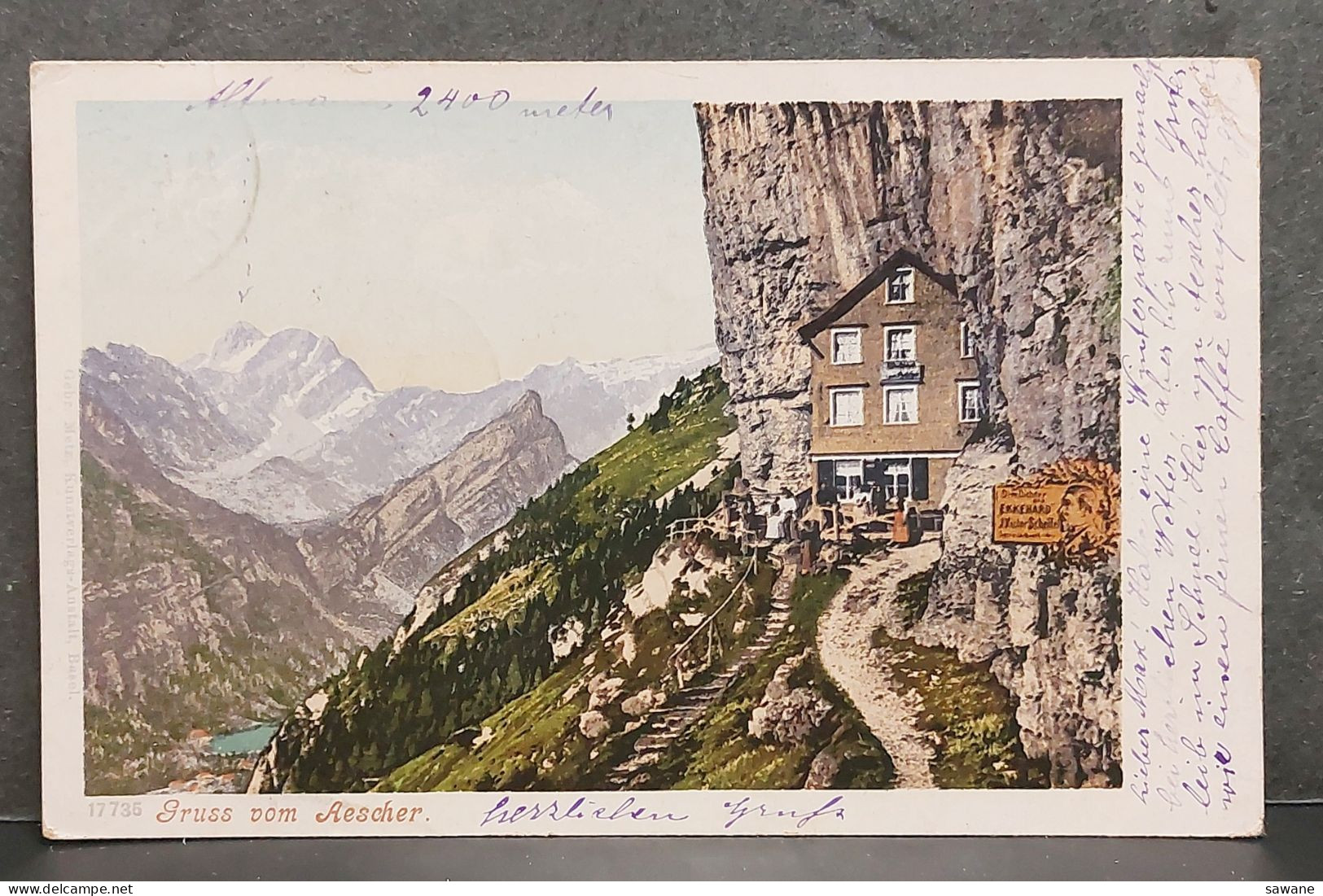 SUISSE , GRUSS VOM AESCHER , LOT 186 - Autres & Non Classés