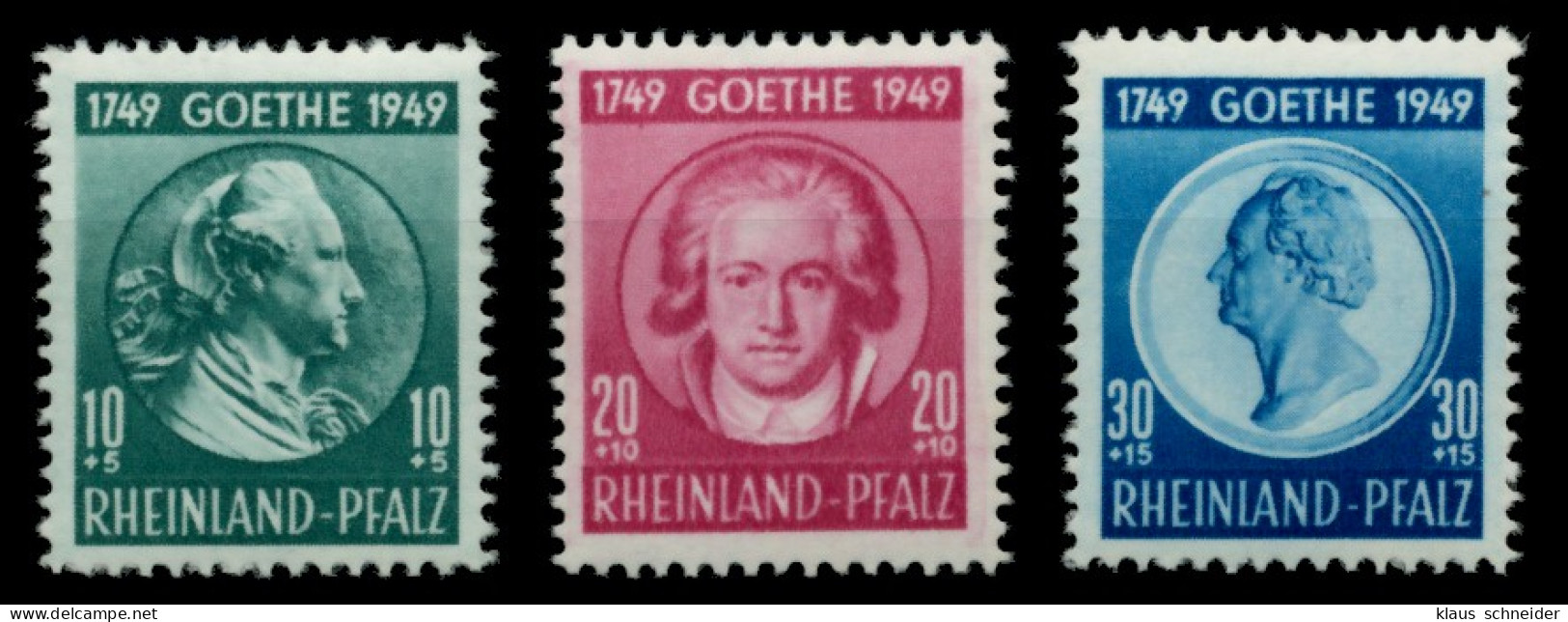 FRANZ. ZONE RL-PFALZ Nr 46-48 Postfrisch X6E3222 - Rhine-Palatinate