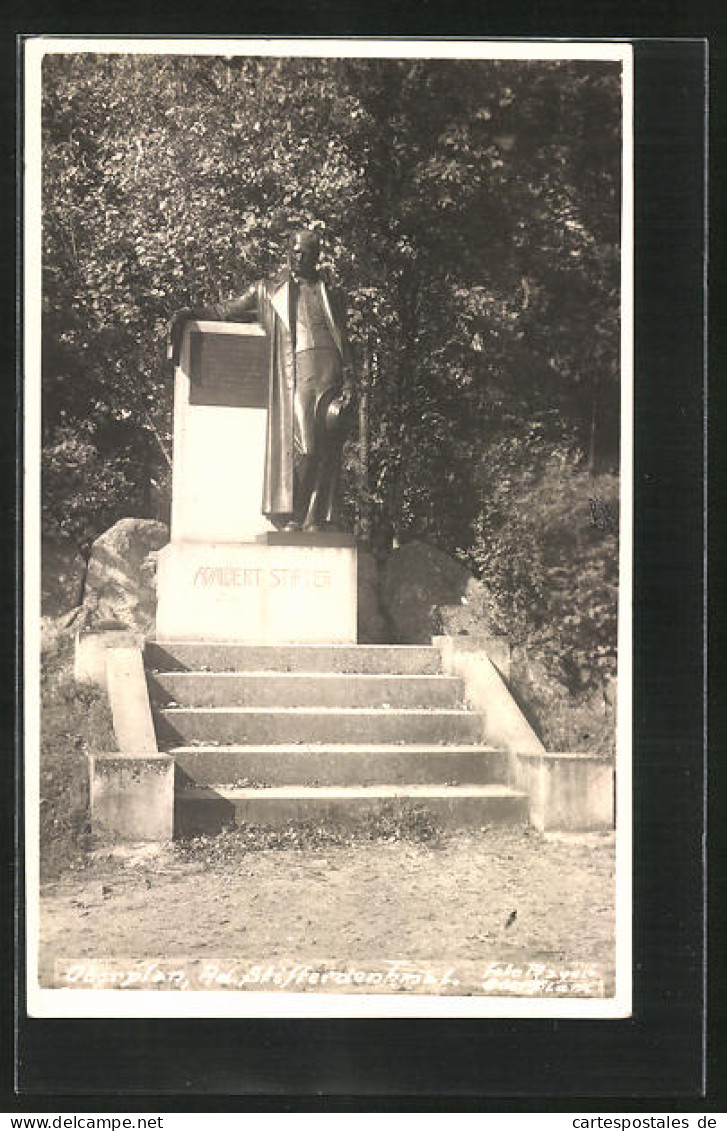 AK Oberplan, Denkmal Für Adalbert Stifter  - Tchéquie