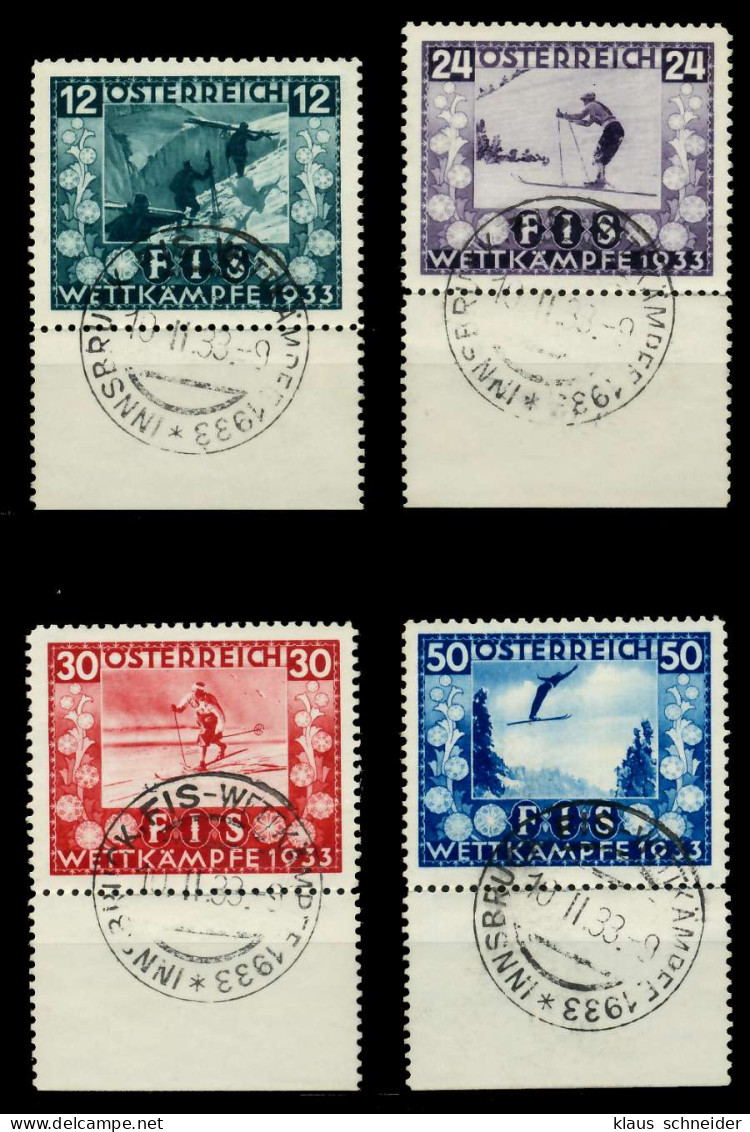 ÖSTERREICH 1933 Nr 551-554 X787E3E - Gebruikt