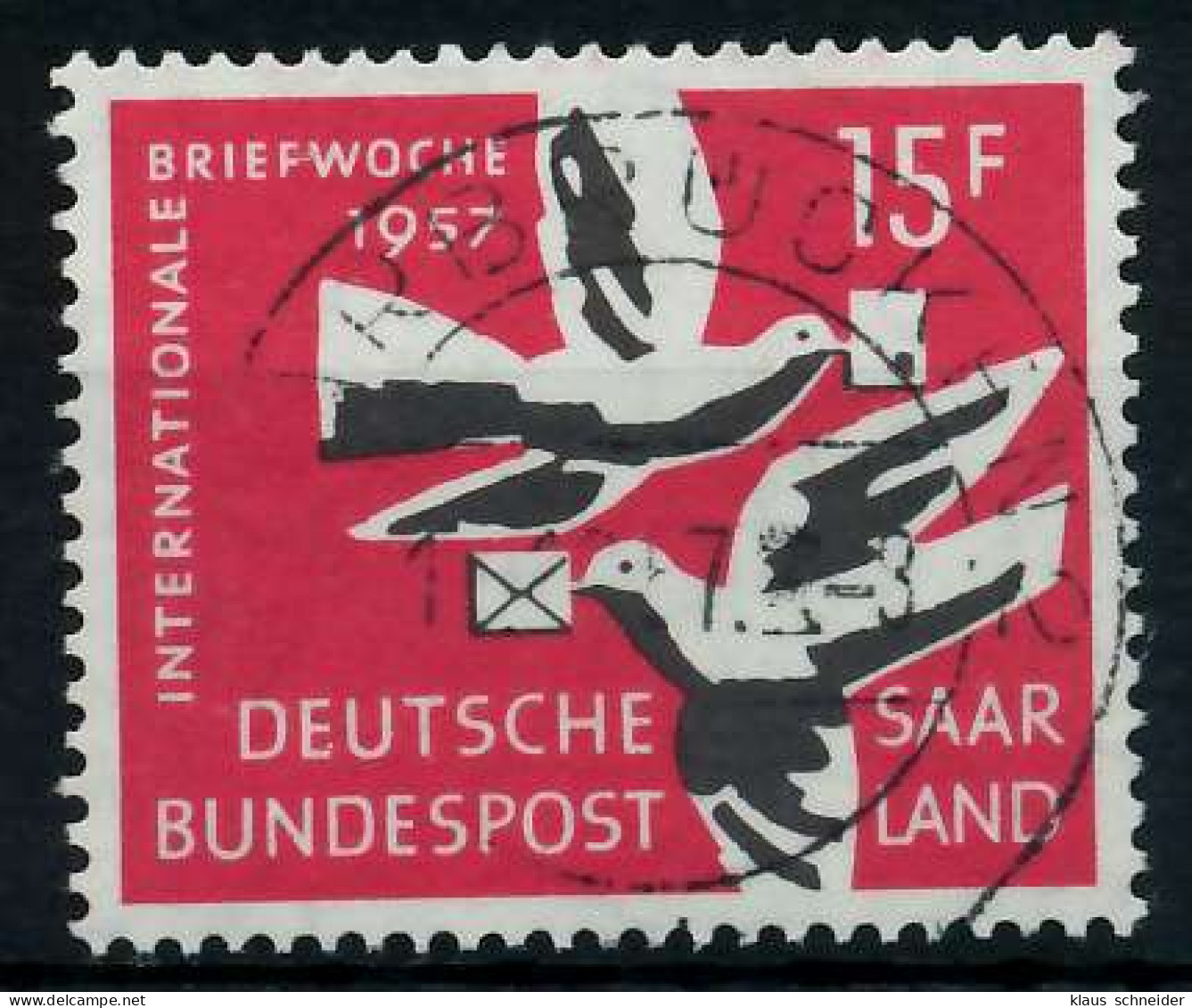 SAAR OPD 1957 Nr 408 Zentrisch Gestempelt X79C89A - Used Stamps