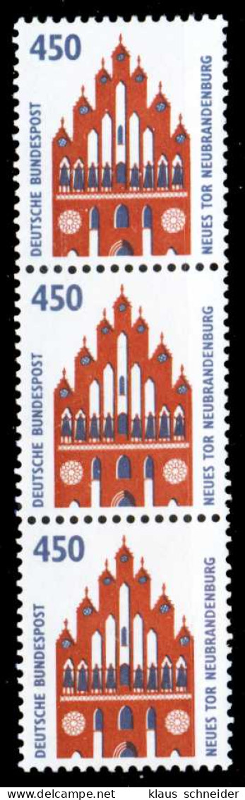BRD DS SEHENSWÜRDIGKEITEN Nr 1623RI Postfrisch 3ER STR S508376 - Unused Stamps
