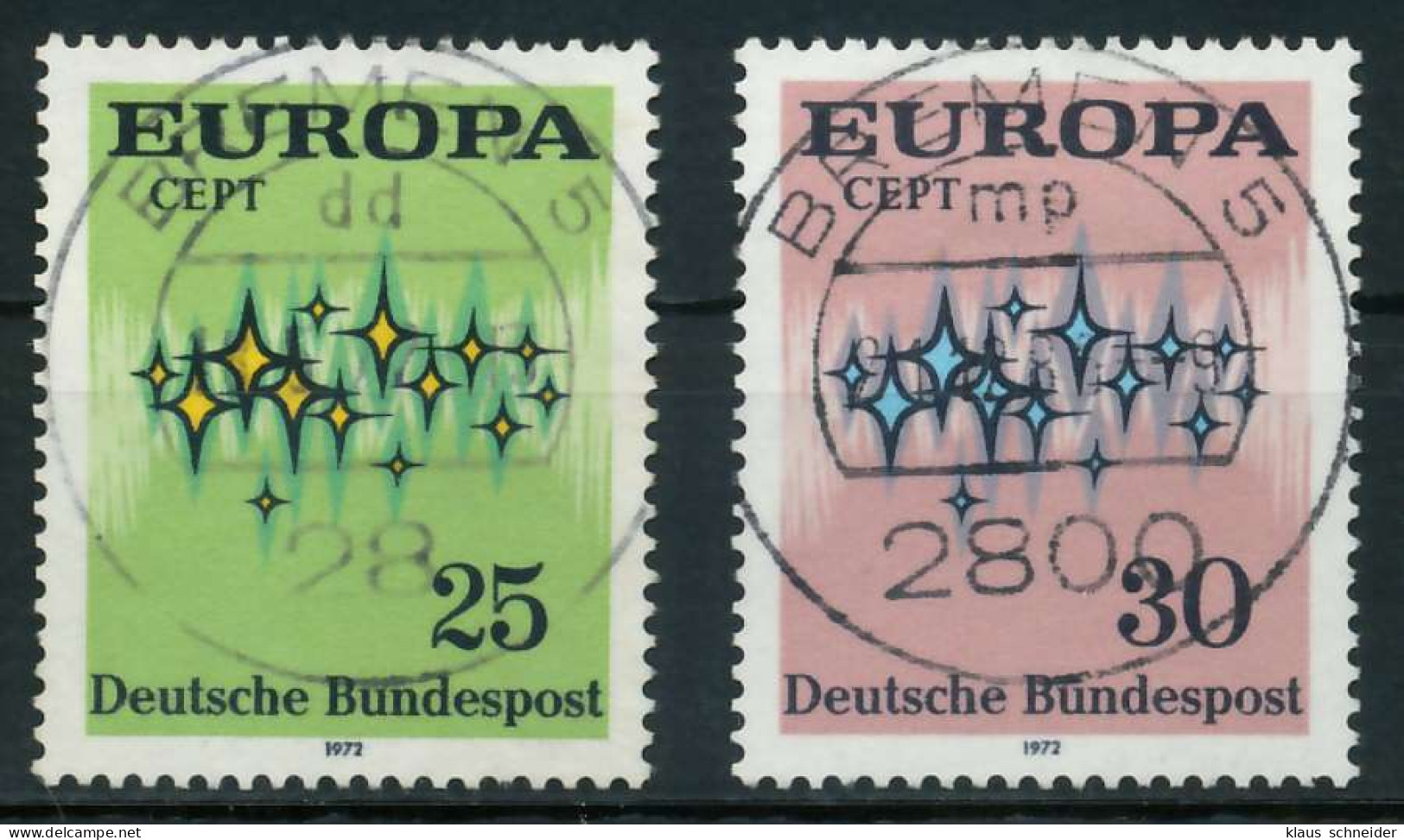 BRD BUND 1972 Nr 716-717 Zentrisch Gestempelt X84EDF2 - Used Stamps