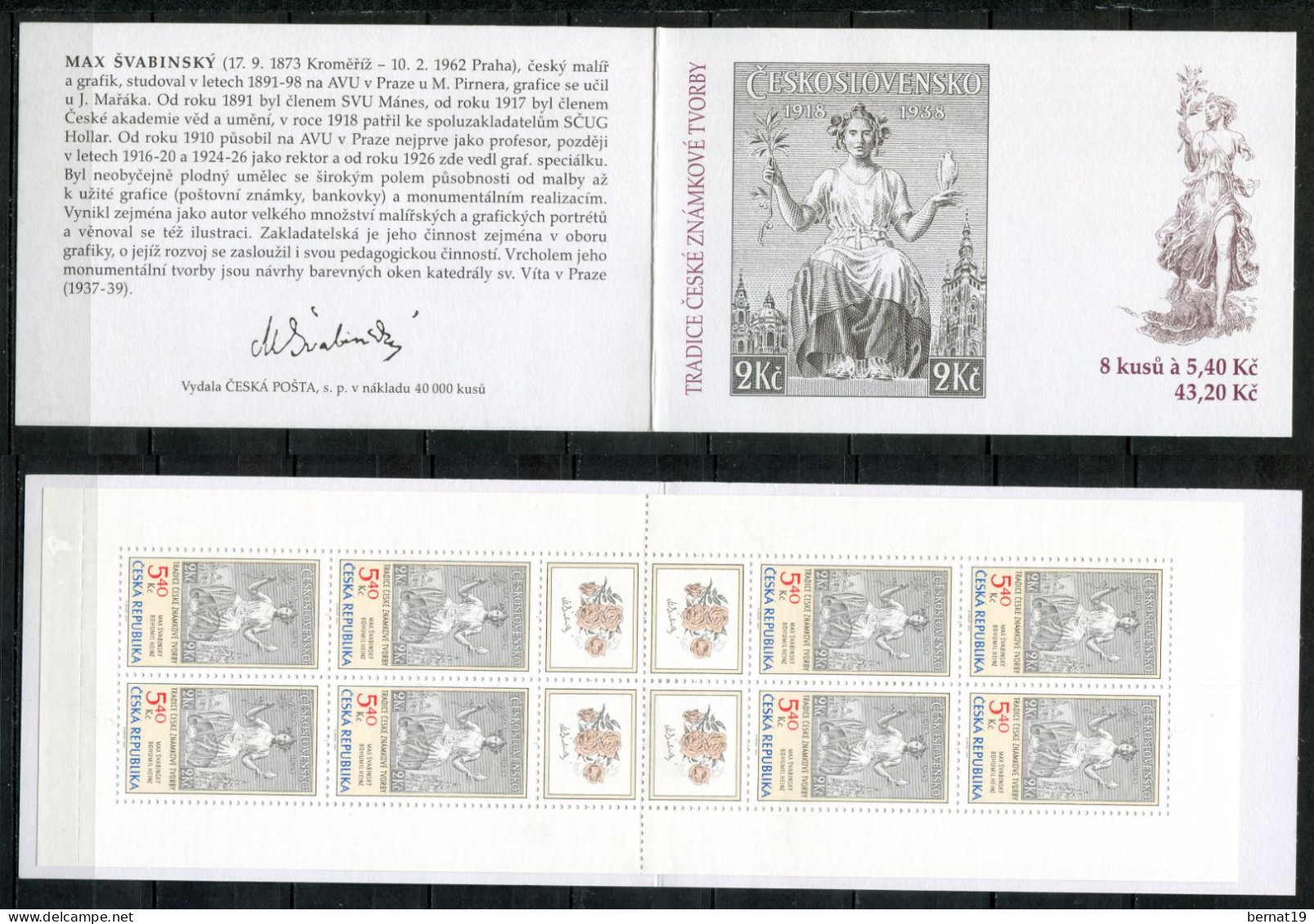 República Checa 2002. Yvert C 294 ** MNH. - Nuevos