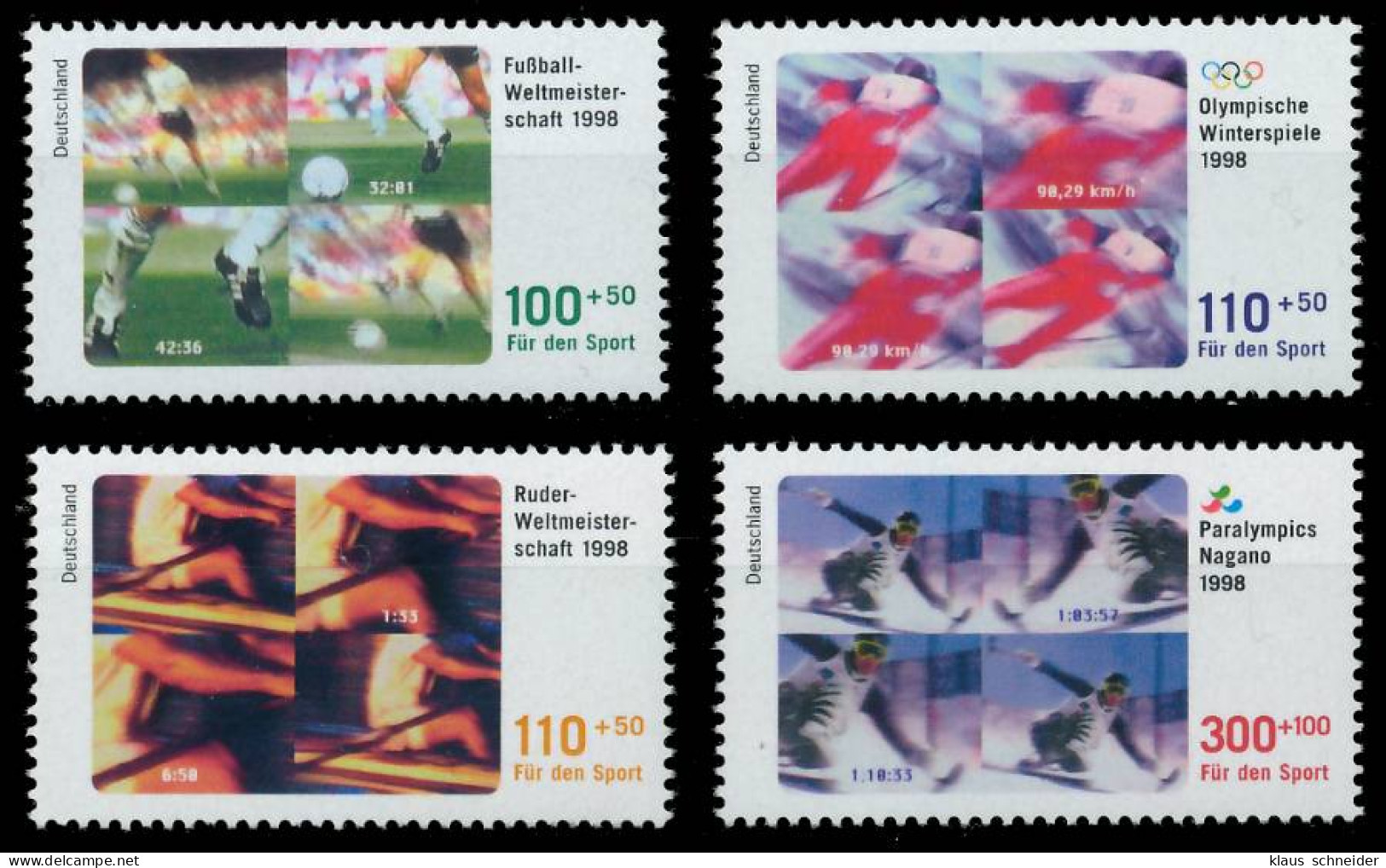 BRD BUND 1998 Nr 1968-1971 Postfrisch SE85D82 - Unused Stamps