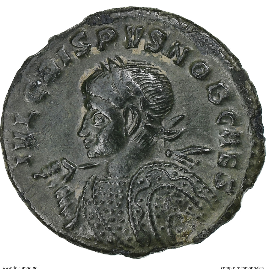 Crispus, Follis, 322-323, Trèves, Bronze, SUP, RIC:372 - El Imperio Christiano (307 / 363)