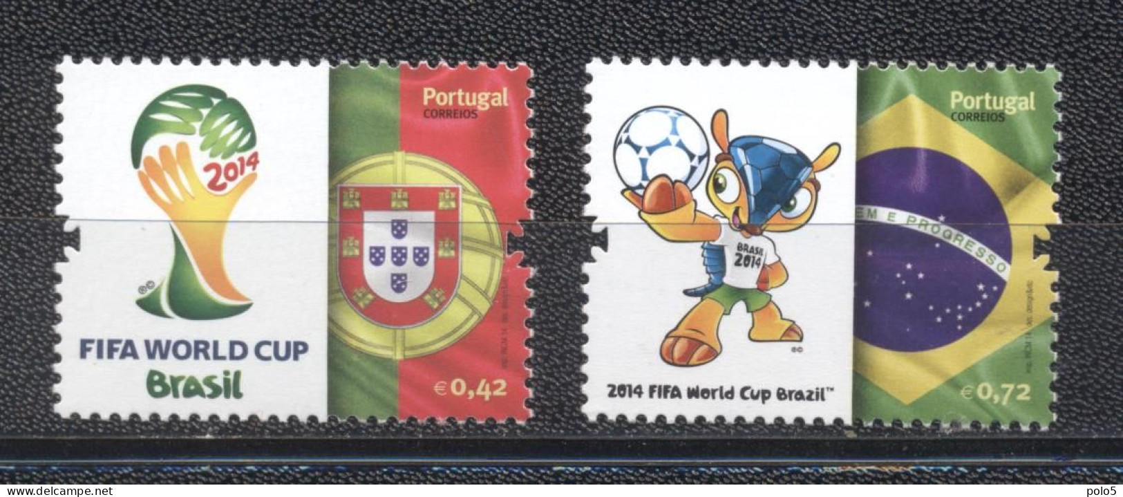 Portugal 2014-FIFA Football World Cup Set (2v) - Unused Stamps