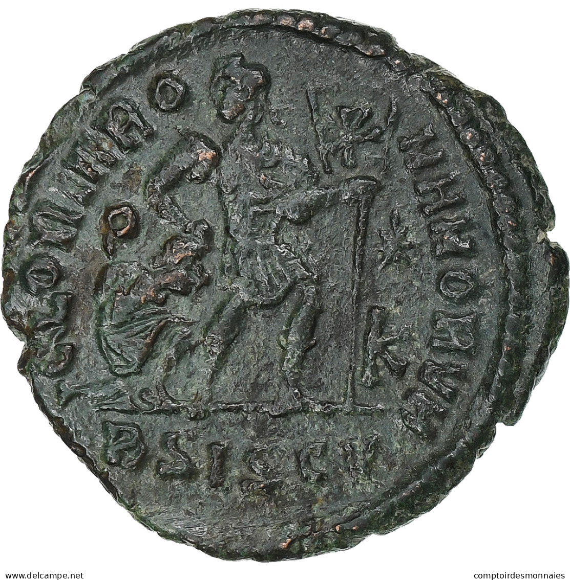 Valentinien I, Follis, 367-375, Siscia, Bronze, TTB+, RIC:14a - The End Of Empire (363 AD To 476 AD)